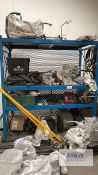 Large racking 1950mm long x 1000mm deep x 2100mm tall Includes item as pictured on racking Located