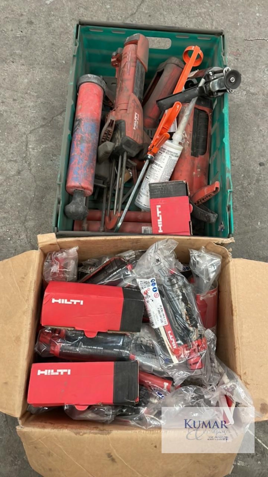 Hilti resin guns and resin refills and resin bolts