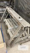 Large Pair of Trestles 168cm long x 85cm high