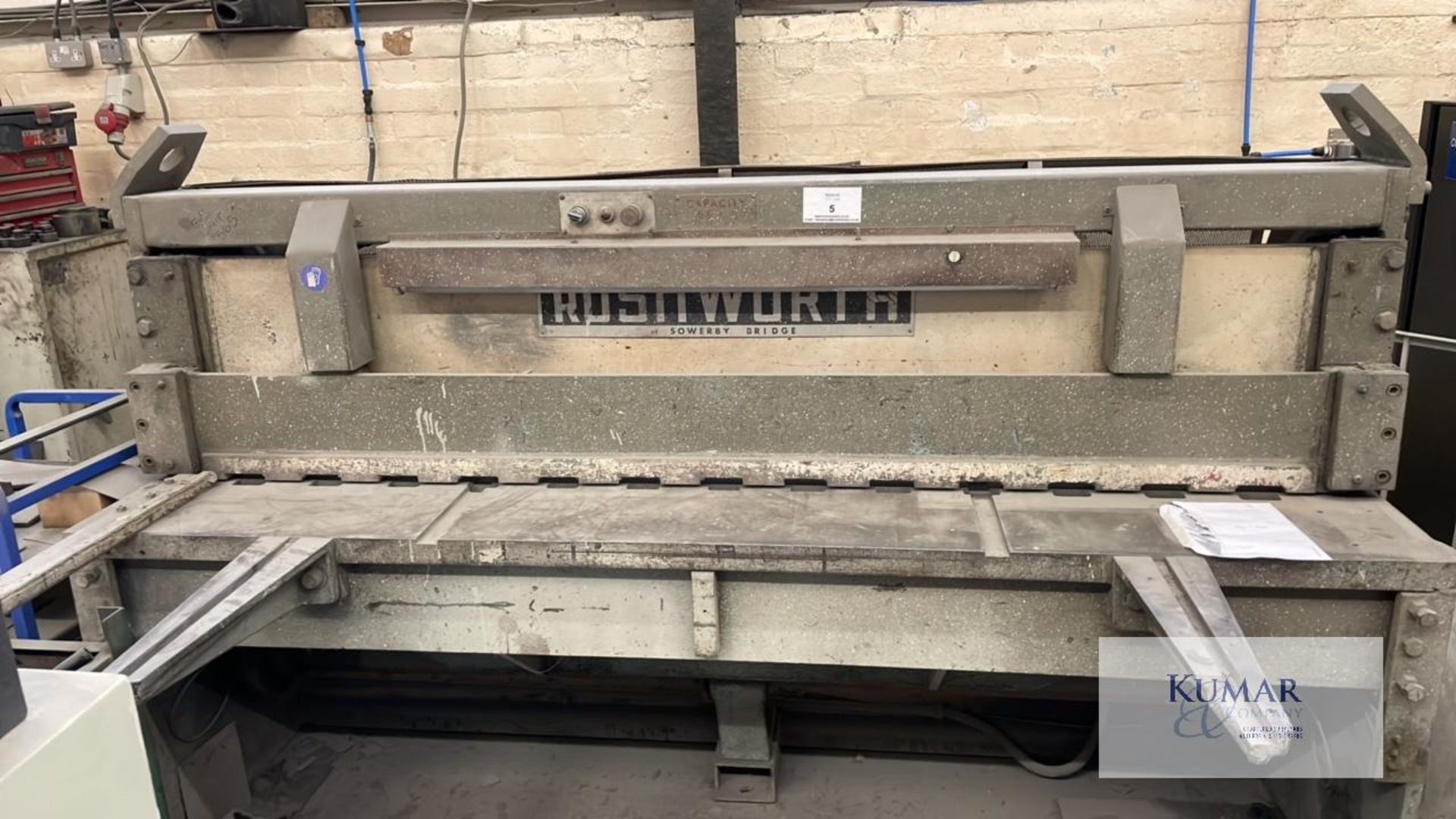 Rushworth Model AM099, GuillotineSerial No. 4230HMax capacity 2000mm - Image 2 of 5