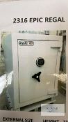 Regal Epic 6K Rated Safe 550mm wide x 735mm tall x 580mm deep with Digilock - Refurbished As New