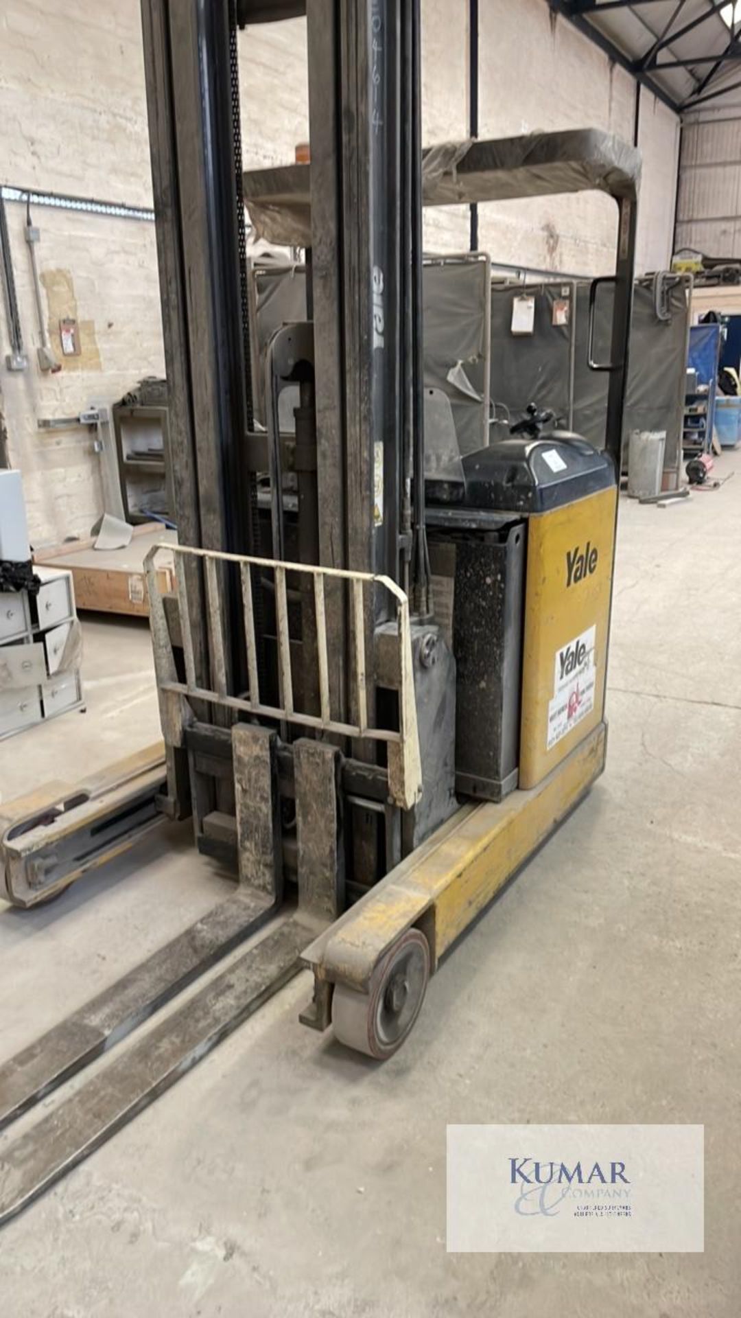 Yale Model MR16 Fork Lift Truck Serial No. B849T02179Y with Charging unit