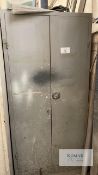 Storage Cupboard 950mm wide x 1950mm high x 400mm deep Includes contents, mostly paint and