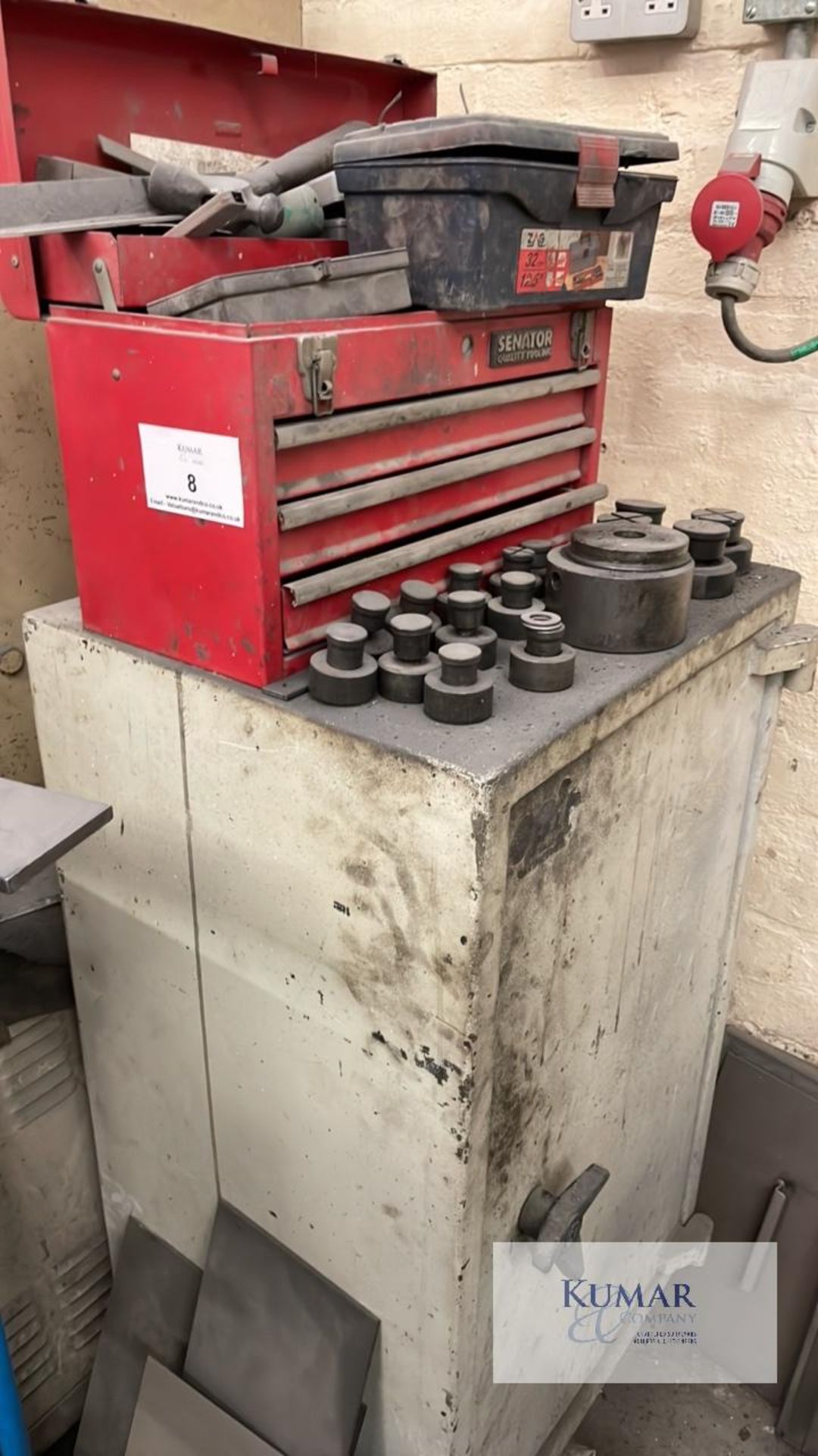 Punch Press attachments and tools, to suit lot 7