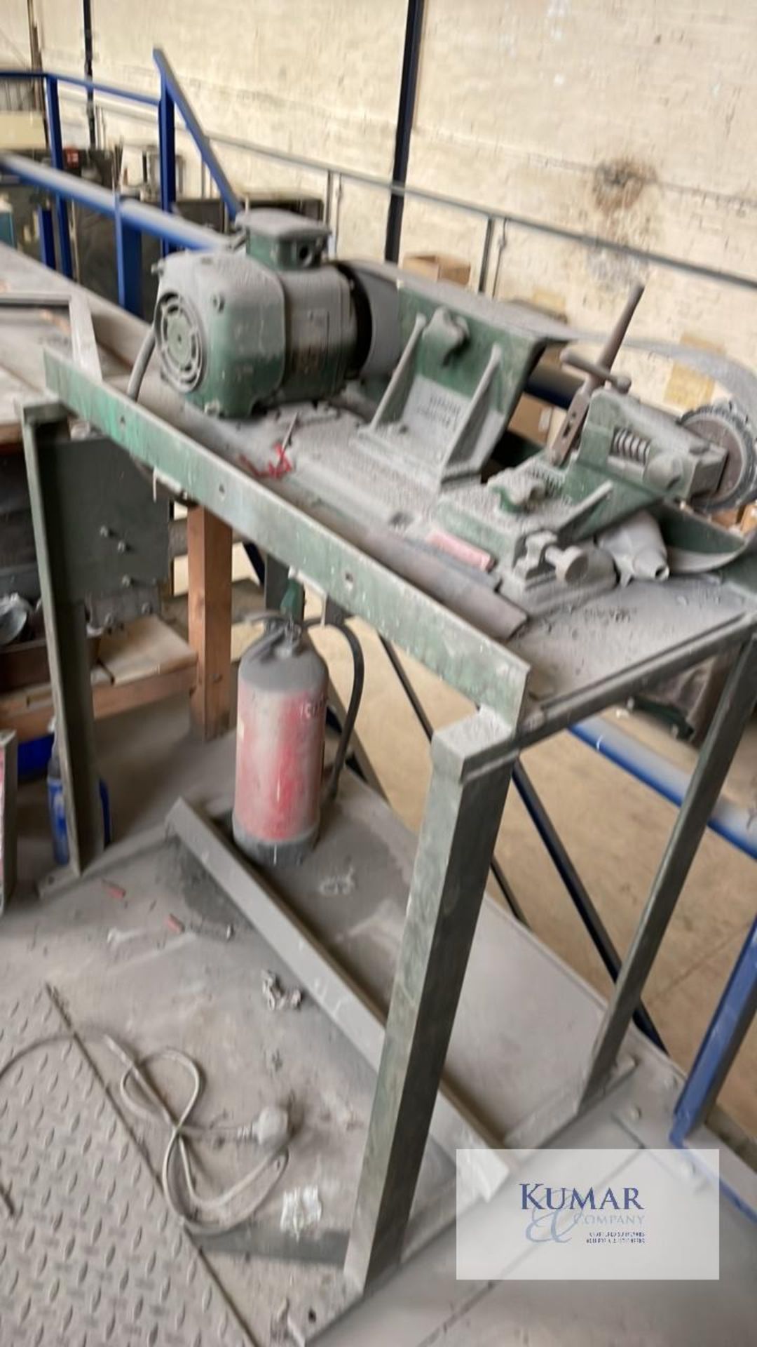 Coventry abrasives belt sander on table - Image 2 of 3