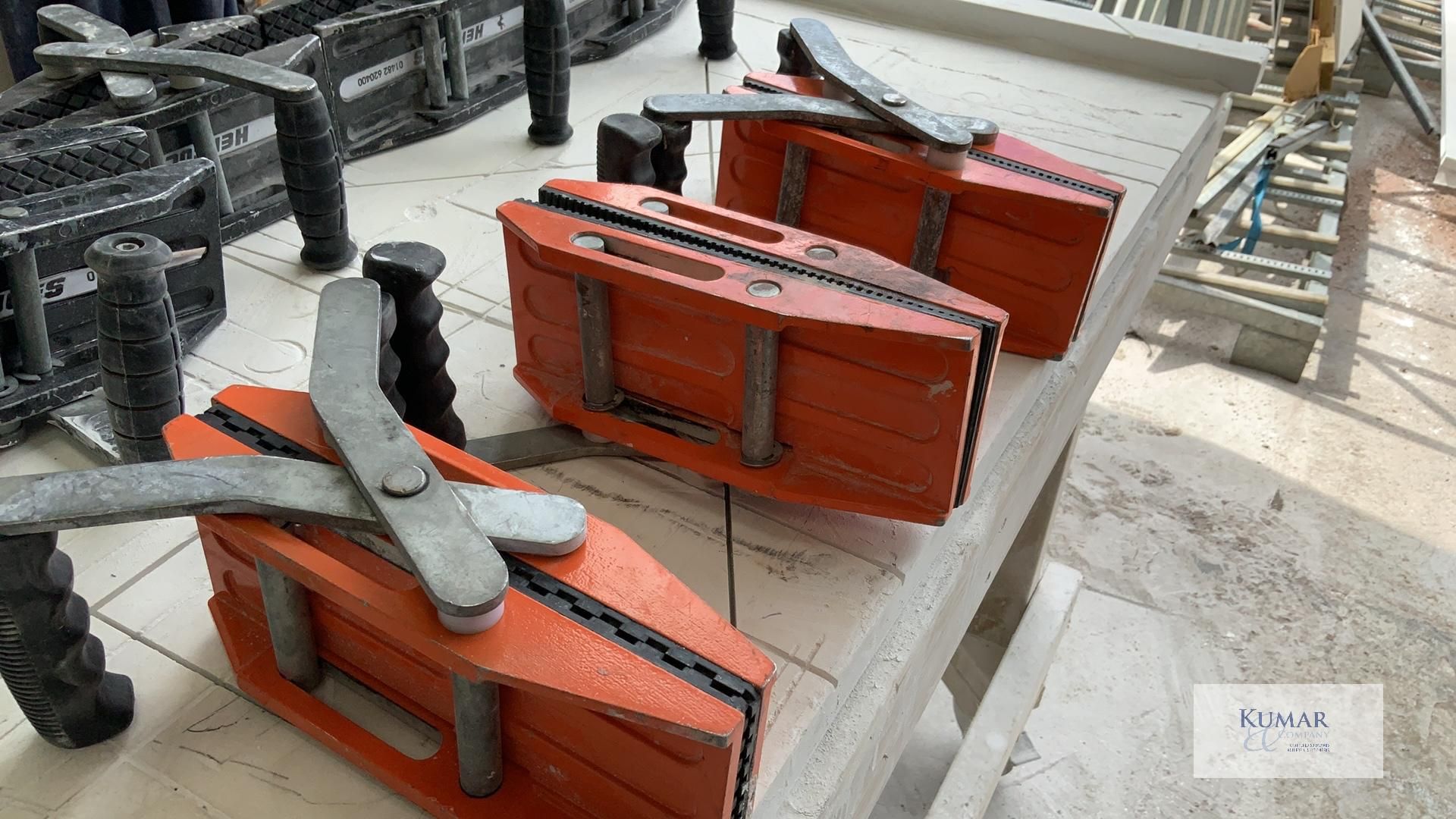 3: Transporting & Lifting Stone Carry Clamps - Lifting Capacity Per Pair Circa 250Kg - New Cost Â£ - Image 3 of 7