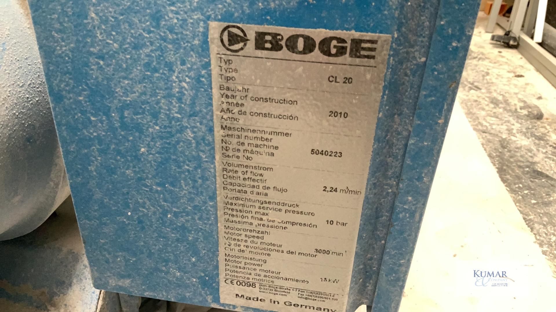 Boge CL10 Packaged Screw Compressor, Serial No. 5040223, (2010) with Worthington Creyssensac DW7 - Image 7 of 16