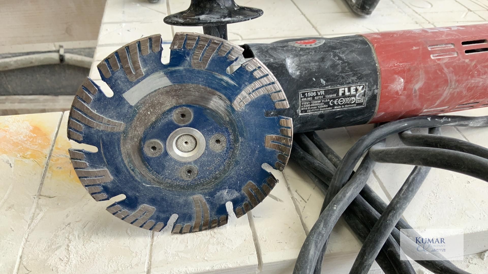 Flex L 1506 VR 125mm Angle Grinder/Polisher, Serial no.82731 (12/2019) - Image 3 of 5