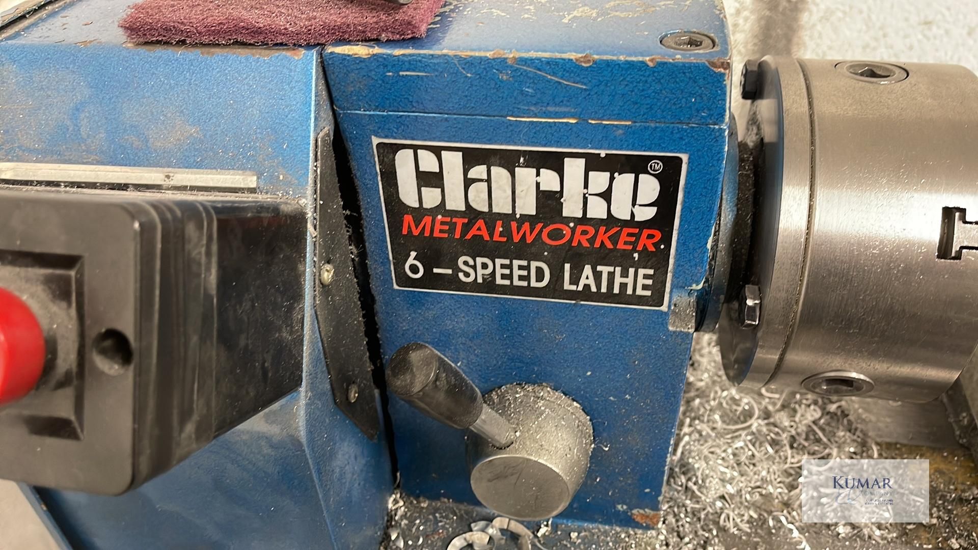 Clarke Metal Worker 6 Speed Hobby Lathe - Image 2 of 4