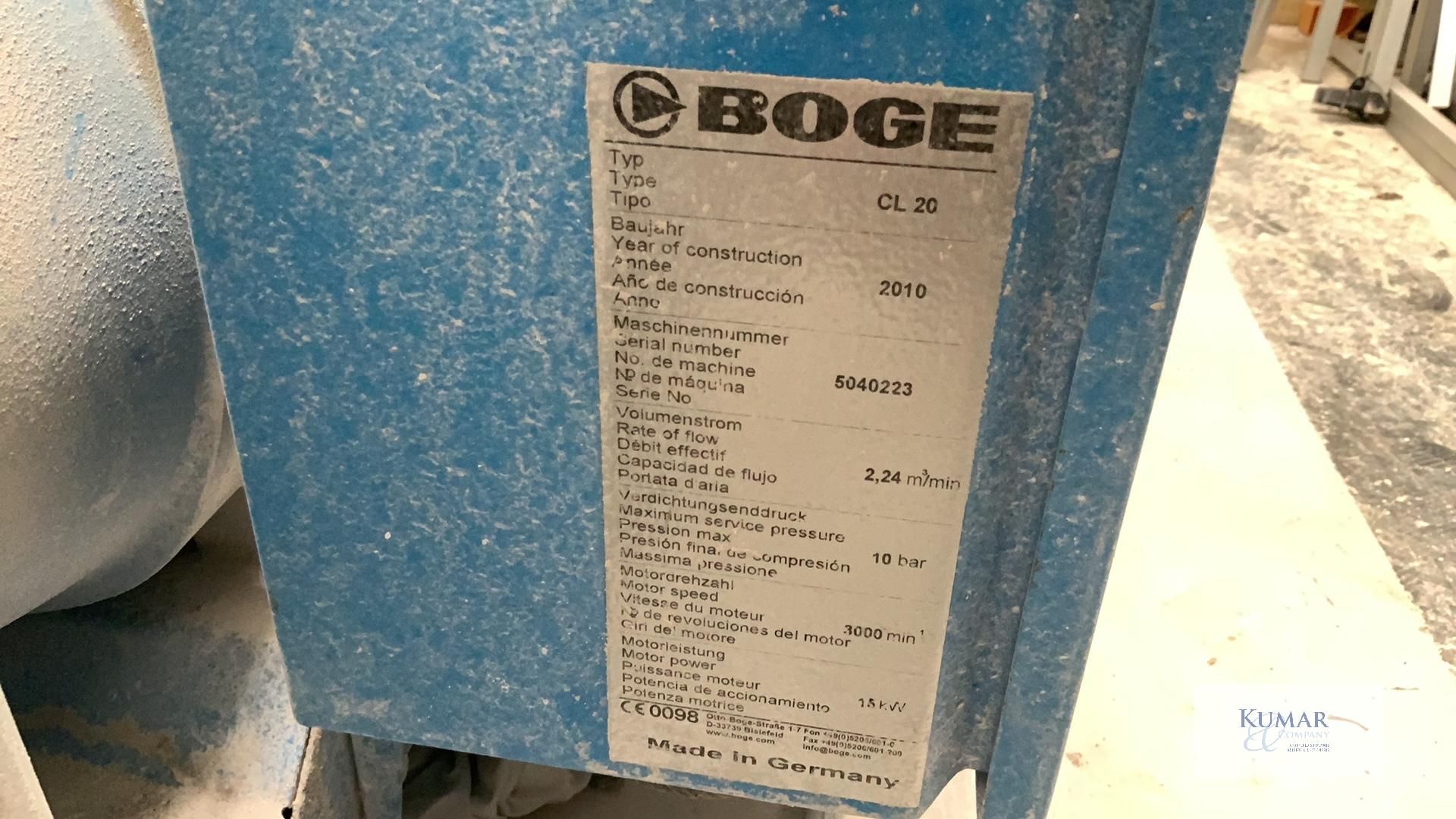 Boge CL10 Packaged Screw Compressor, Serial No. 5040223, (2010) with Worthington Creyssensac DW7 - Image 8 of 16