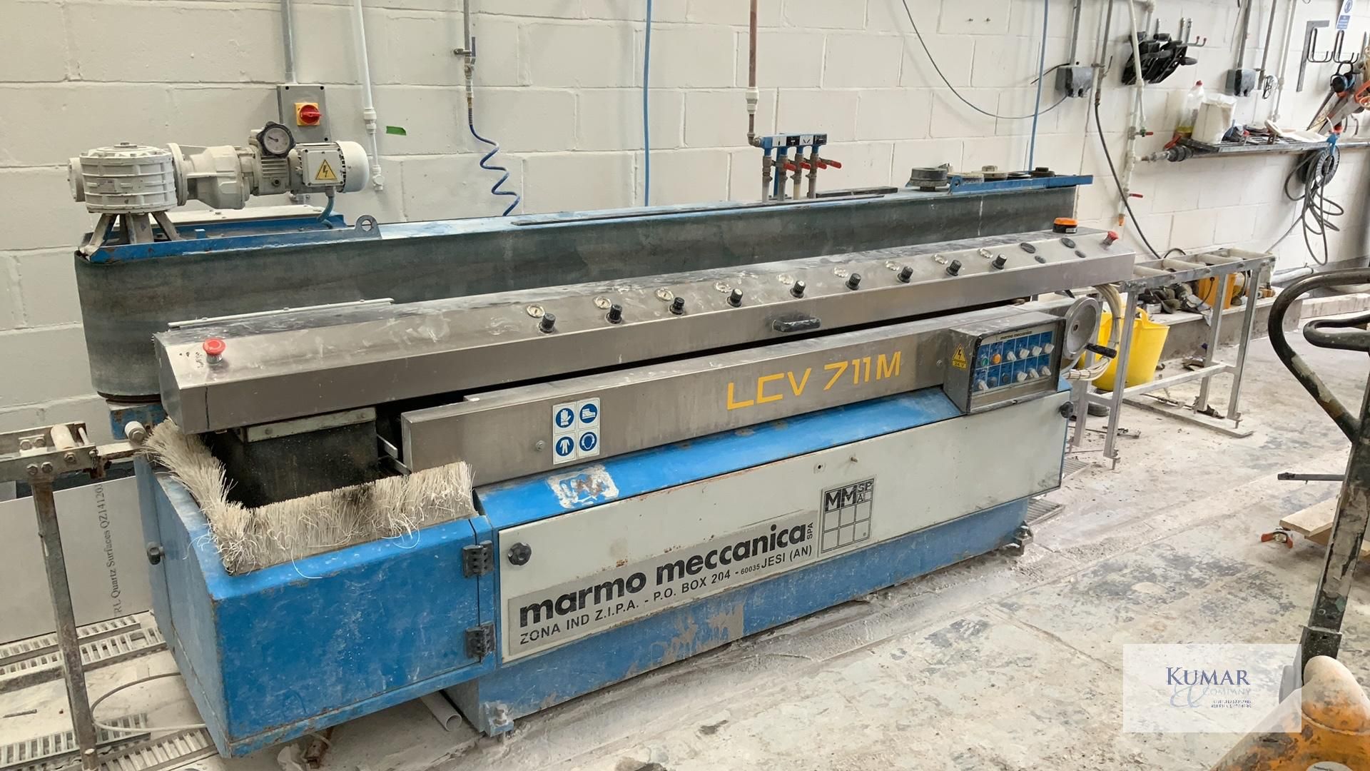 Marmo Meccanica LCV 711M Vertical Edge Polishing Machine with In & Out Feed Roller Tables - Believed - Image 15 of 15