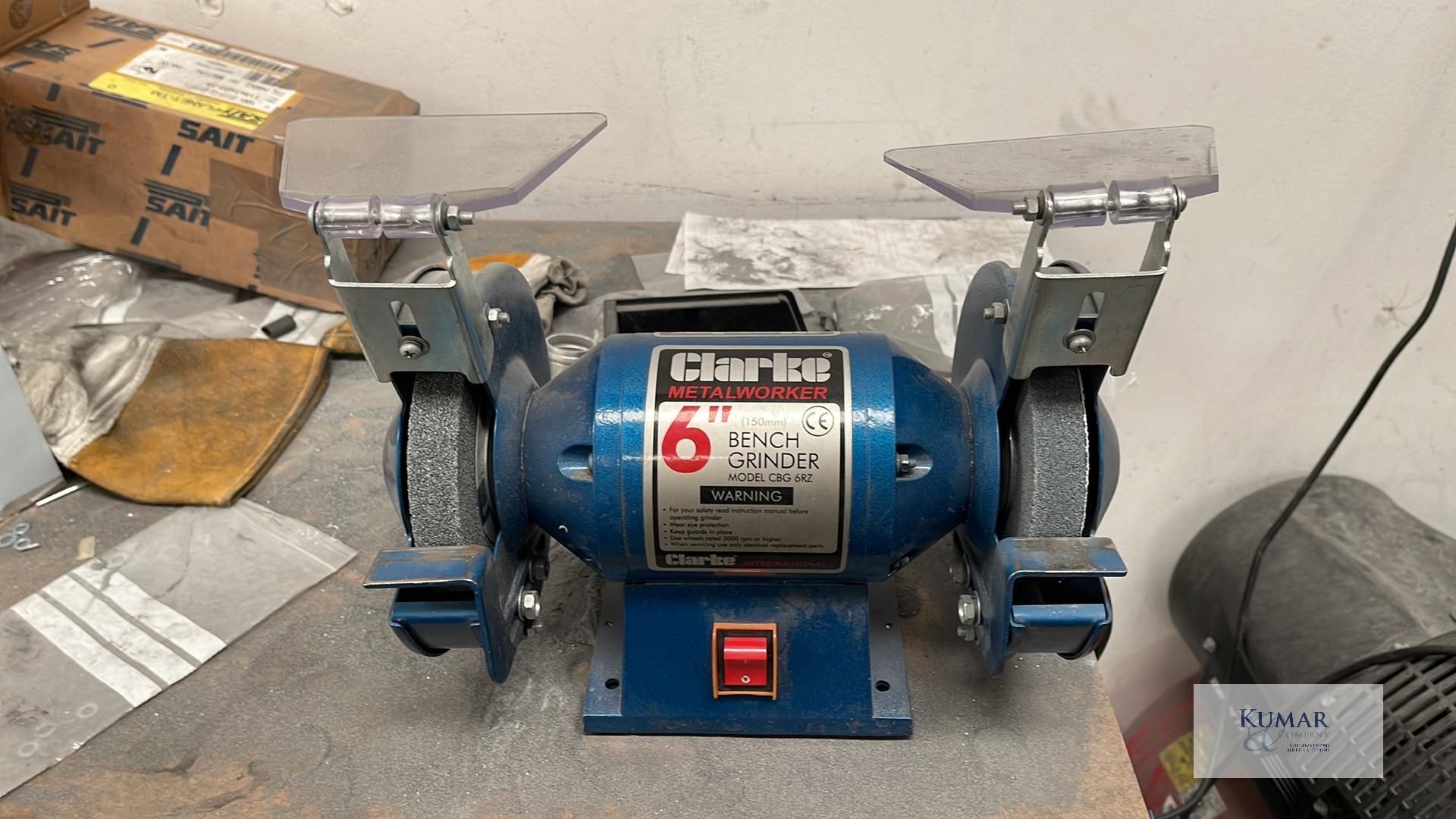 Clarke 6" Double Ended Bench Grinder