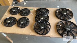 9 Electric Fans with 5 Intermotor Radiator Fan Switches