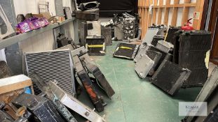 Mixed Lot of Used Radiators and Various Fuel Tanks Utilised by Alicool Ltd for Pattern Making in