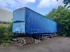 York Tri- Axle Curtain Side 12.5 Metre Trailer