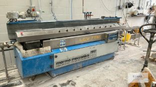 Marmo Meccanica LCV 711M Vertical Edge Polishing Machine with In & Out Feed Roller Tables - Believed