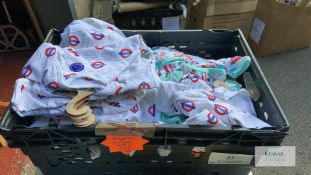 Quantity of London Underground Baby Grows RRP £12, Baby Hats, 2: Stripe Beanie Hats RRP £28 Each - -