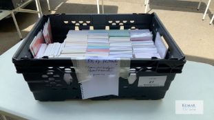 Large Quantity of Post Cards - - Please Note This Lot Does Not Include Black Storage Box Shown In
