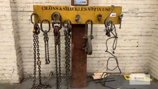 Quantity of Lifting Chains, Shackles and Lifting Attachments
