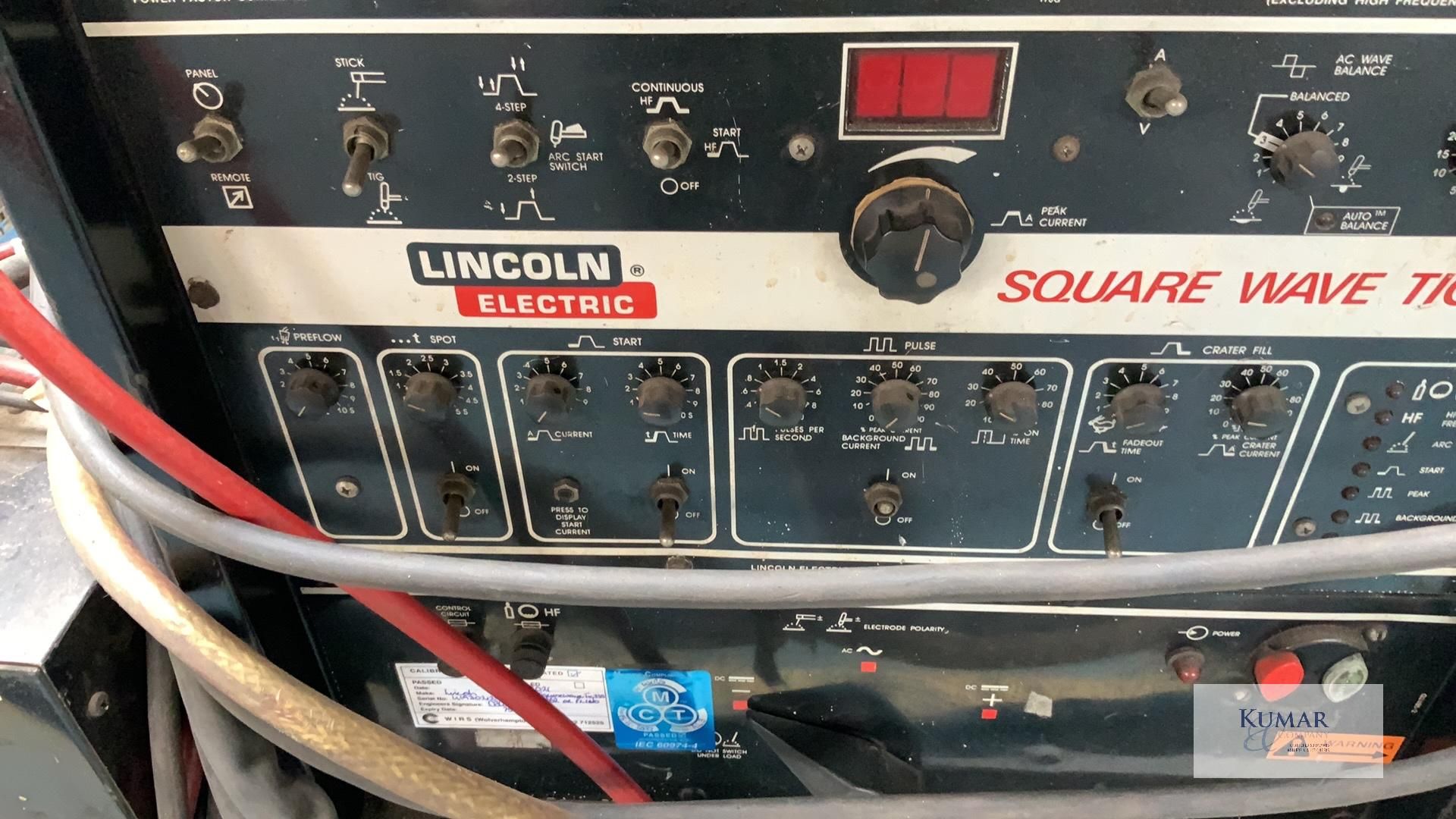 Lincoln Electric Tig 355 Square Wave AC/DC Tig & Stick ArcWelding Power Source, Serial No. - Image 5 of 11