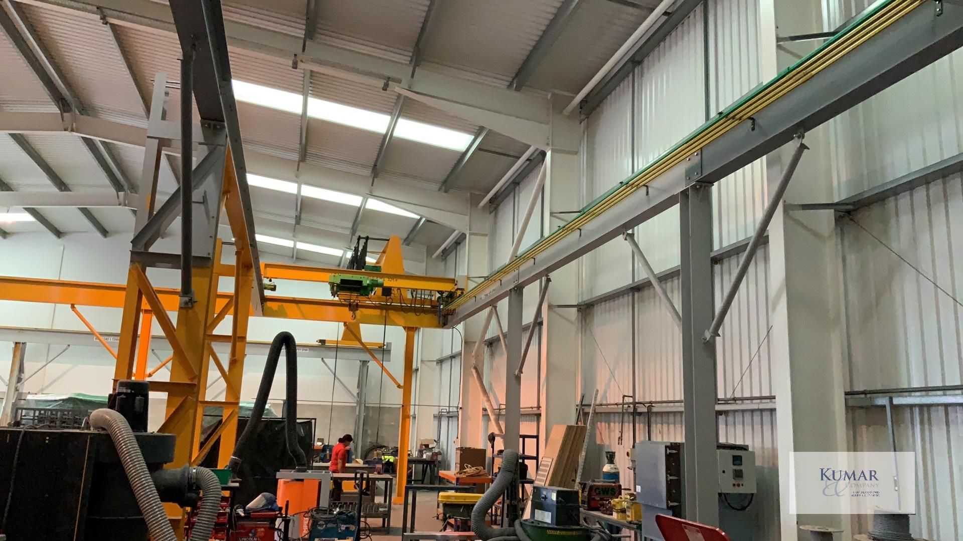 Industrial Crane & Parts Ltd Twin Girder Crane Structure with 13 m (Length) x 6m (Width) Sections