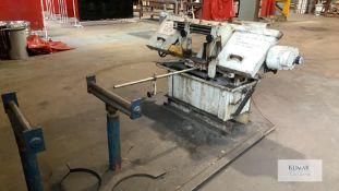T Jaw Machinery Model WDS-1018V Inclinable Bandsaw, Serial No. 438 (2008)