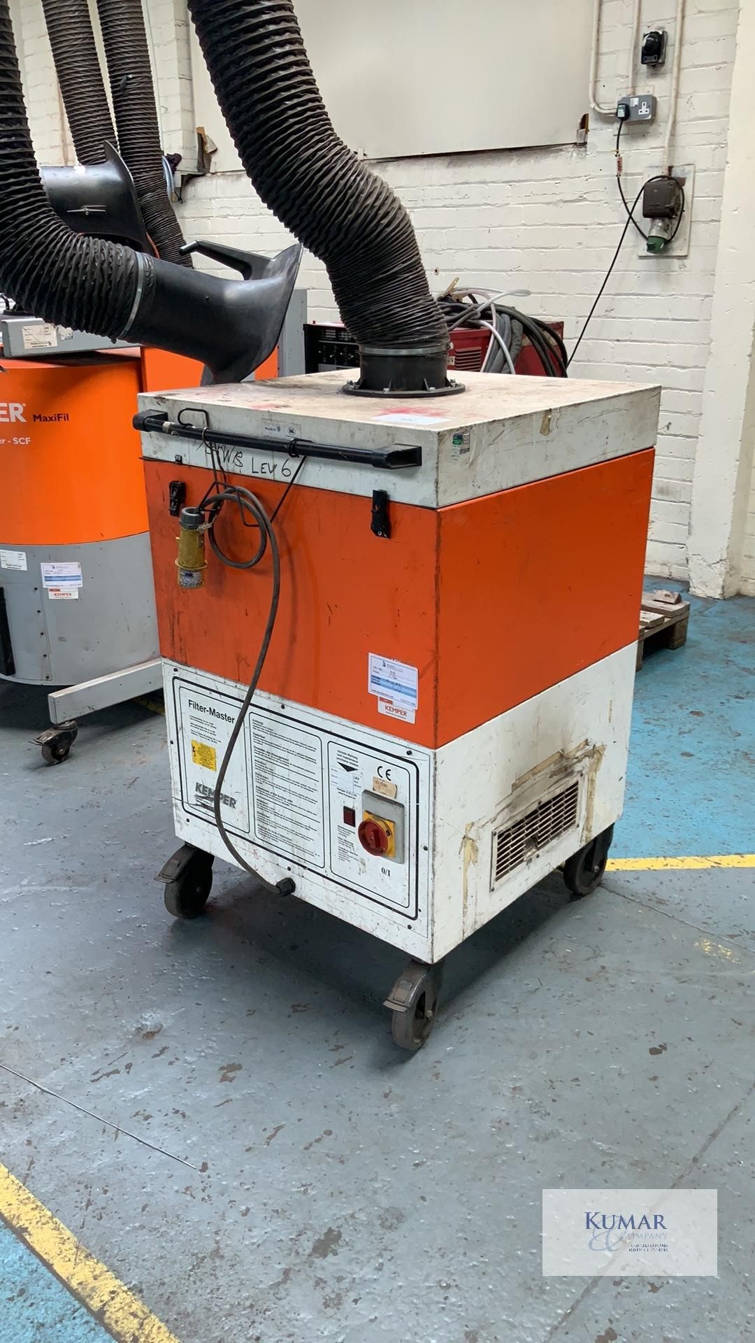 Kemper Filter Master, Type 64121 Mobile Fume Extraction Unit, Weight 80Kg, Serial No.258169, (04/ - Image 3 of 9