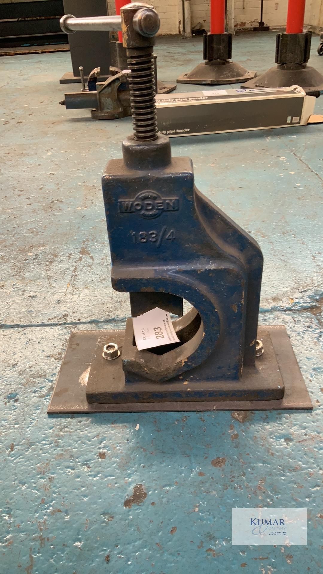 Woden 183/4 Heavy Duty Pipe vice - Image 2 of 3