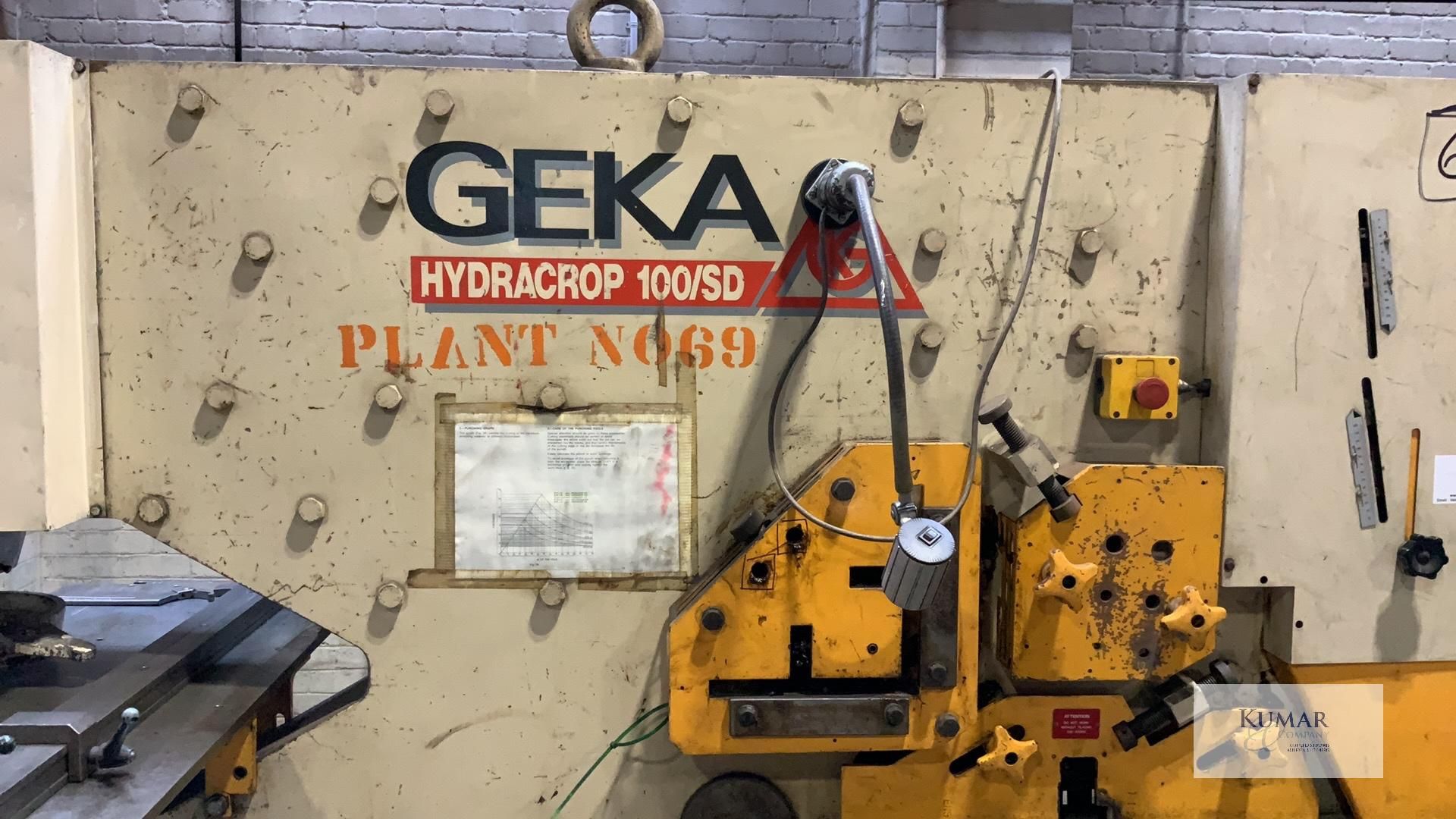 Geka Hydrocrop 100/SD Metal Worker, Serial No. 14395 - Image 15 of 30