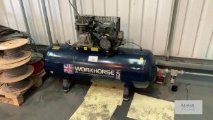 Workhorse Fiac 3HP Receiver Mounted Air Compressor (2018/10) - Please Note This Lot is Located in