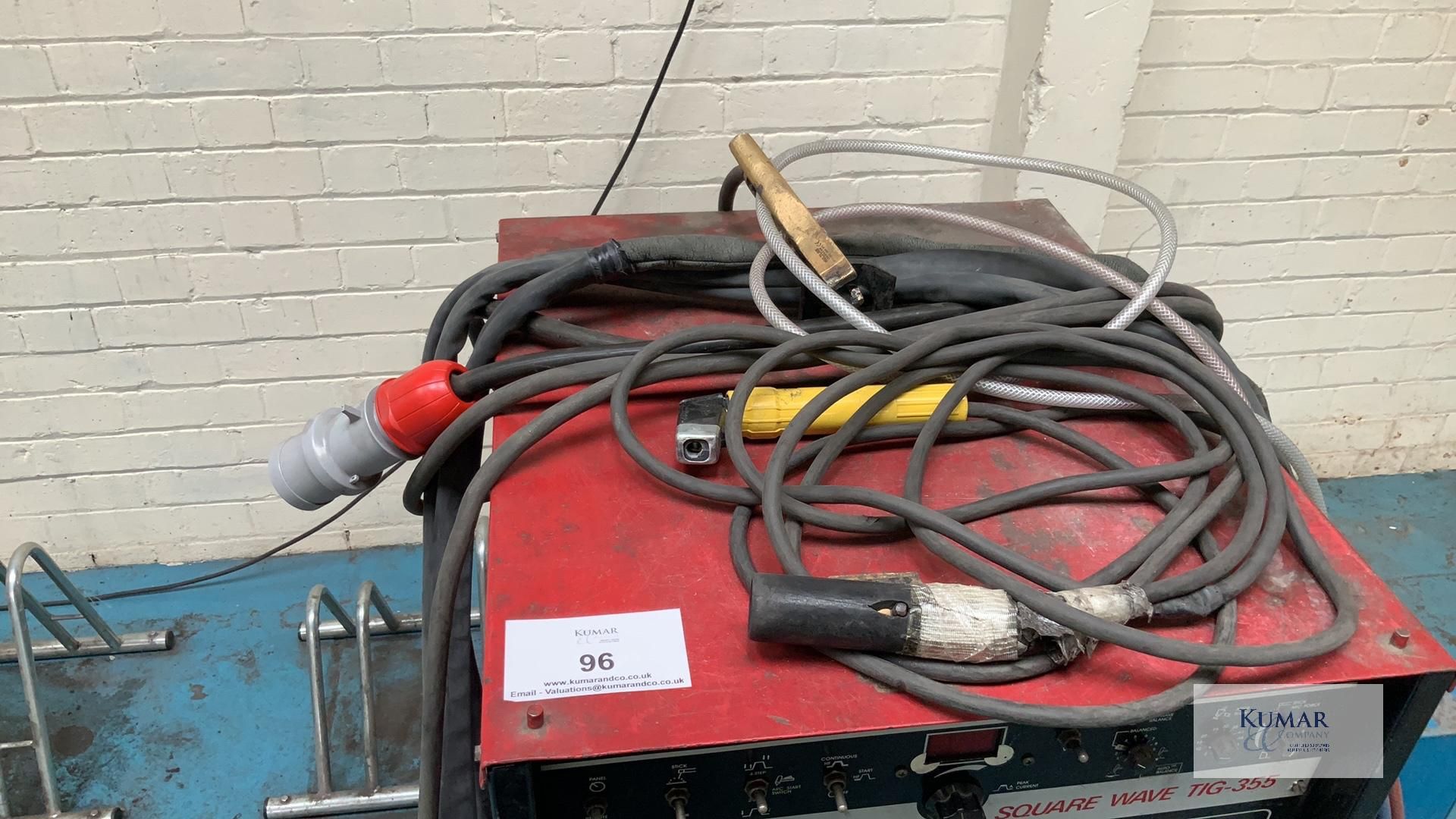 Lincoln Electric Tig 355 Square Wave AC/DC Tig & Stick Arc Welding Power Source, Serial No. - Bild 9 aus 12