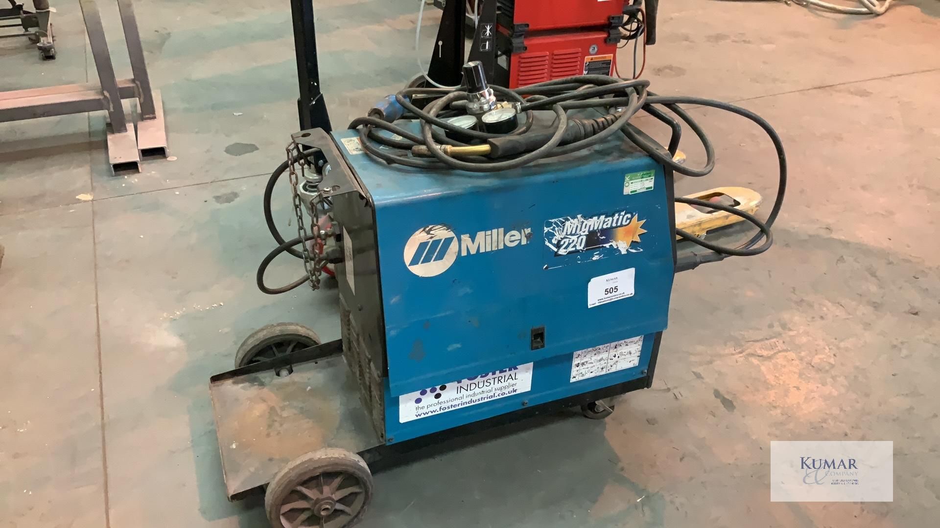 Miller Migmatic 220 Mig Welder, Serial No. MB099728D - Please Note This Lot is Located in - Image 2 of 7