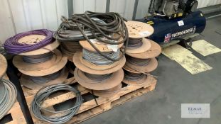 Various Reels of Wire - Please Note This Lot is Located in Huthwaite and the Collection Day is