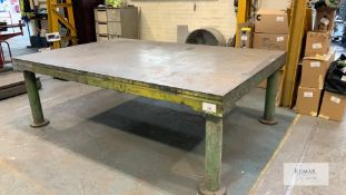 Large Welding Table - Dimensions 274cm x 183cm x 90cm height