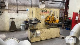 Geka Hydrocrop 100/SD Metal Worker, Serial No. 14395