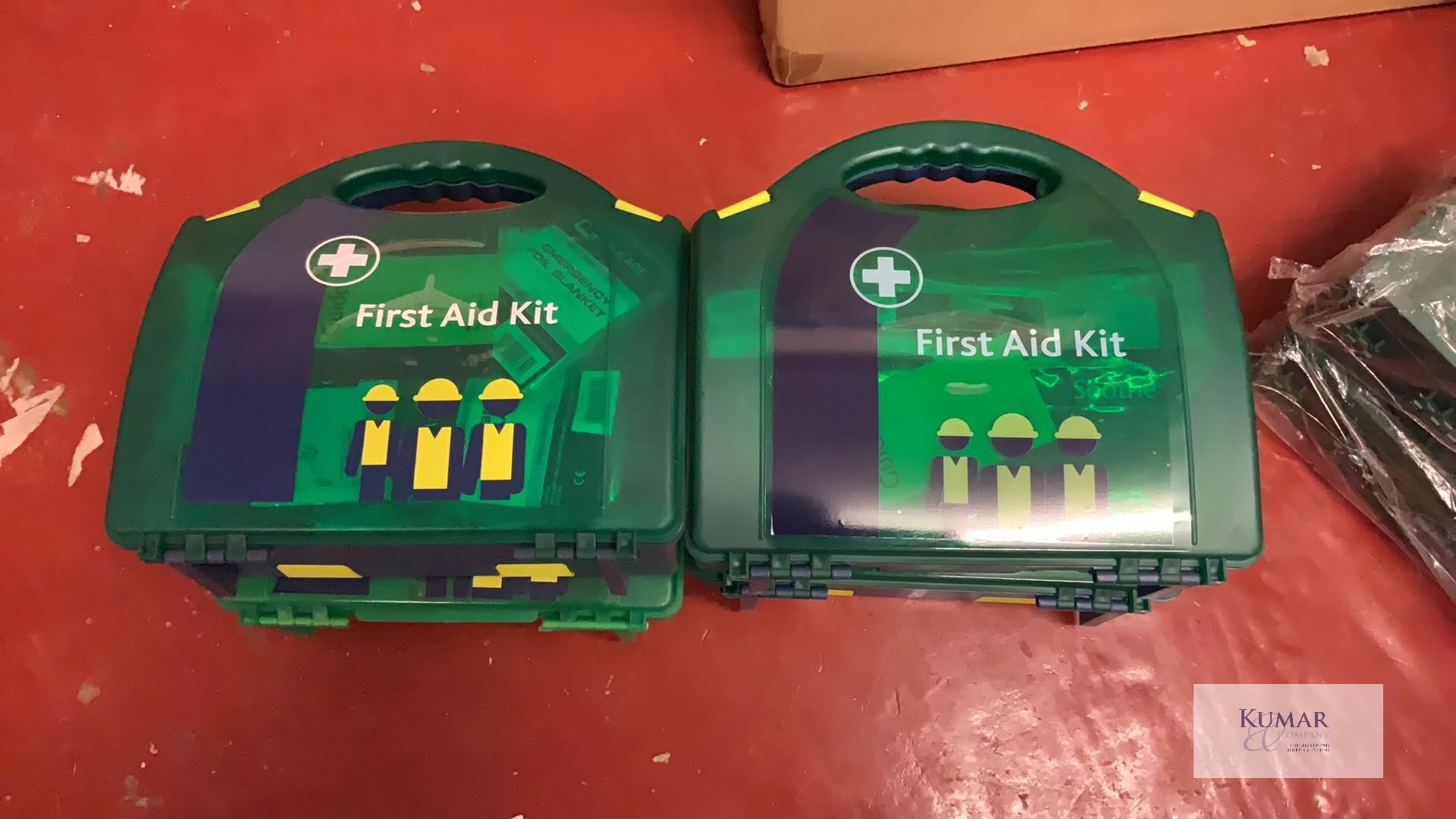 17 Various First aid Kits - Comprising; 4: First Aid Kit Boxes with Contents as New, 2: First Aid In - Image 2 of 16