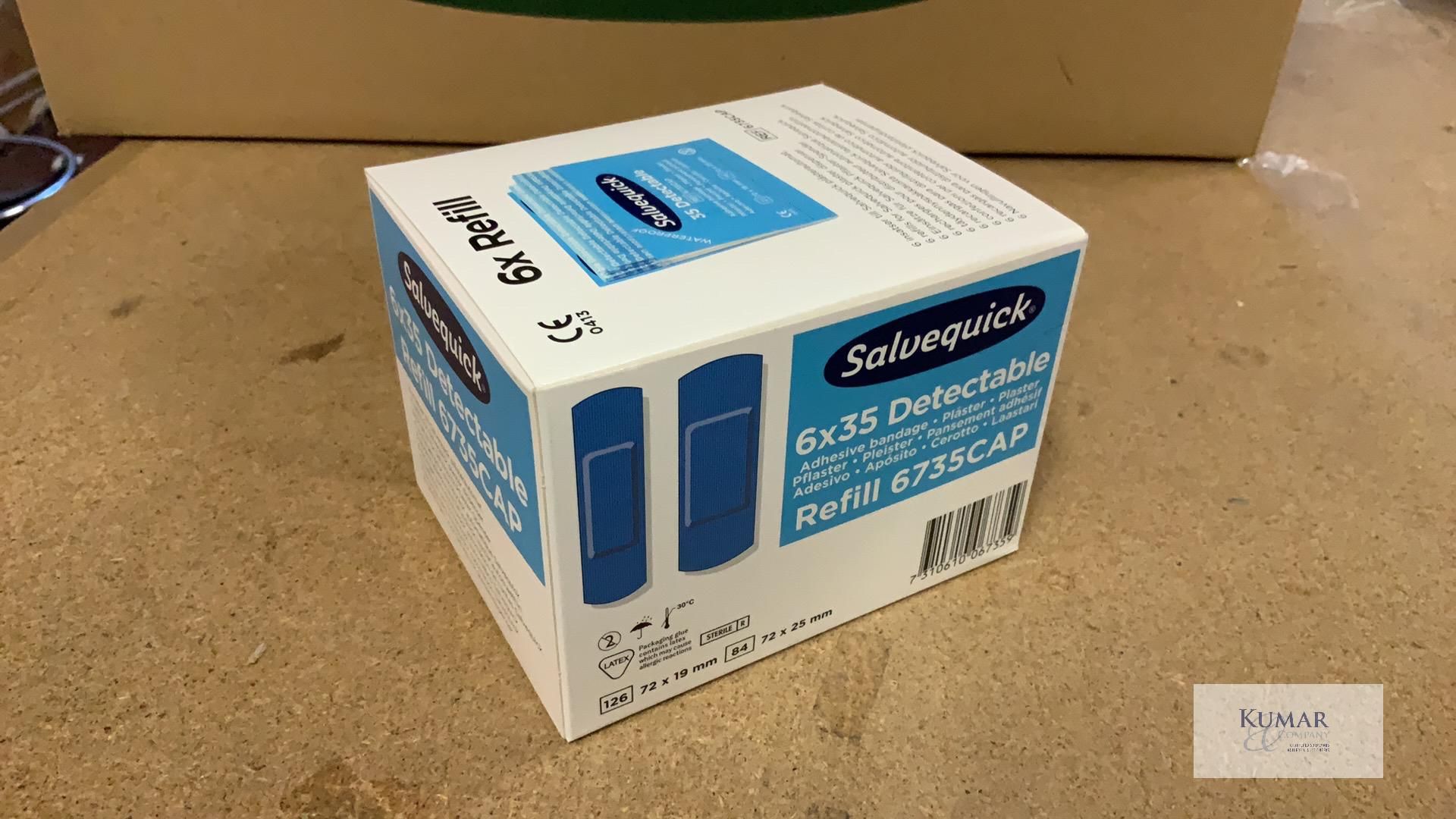 4: Salvequick Plaster Dispensers in Case, Plus 8 Boxes of 6 x 40 Textile Plaster Refills 6444, 5: - Image 6 of 9