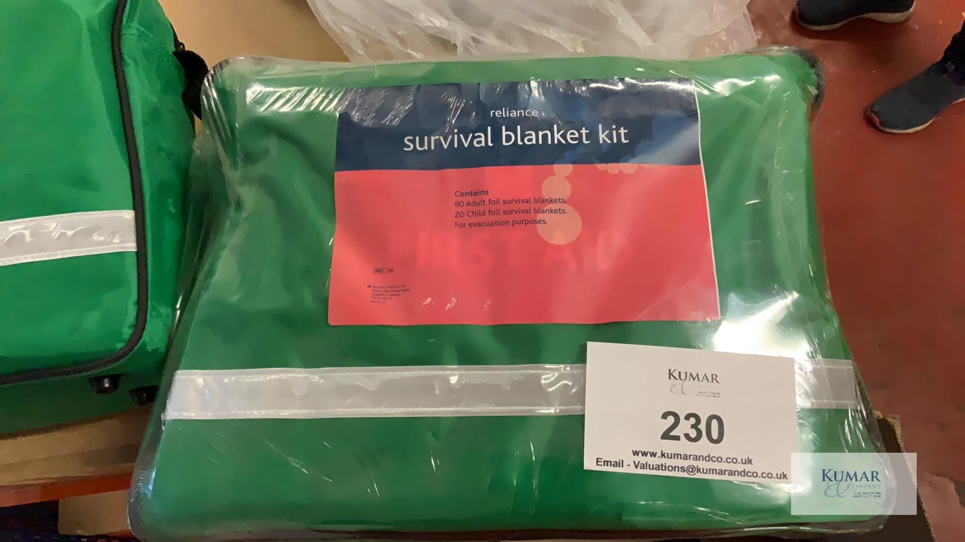 2: Reliance Survival Blanket Kits plus quantity of emergency foil blankets - Lot Location Aldridge - Image 2 of 7