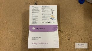 115: Boxes of 100 Washproof Plasters (08/2026) Plus Full Box of Mixed Plasters with long dates - Lot