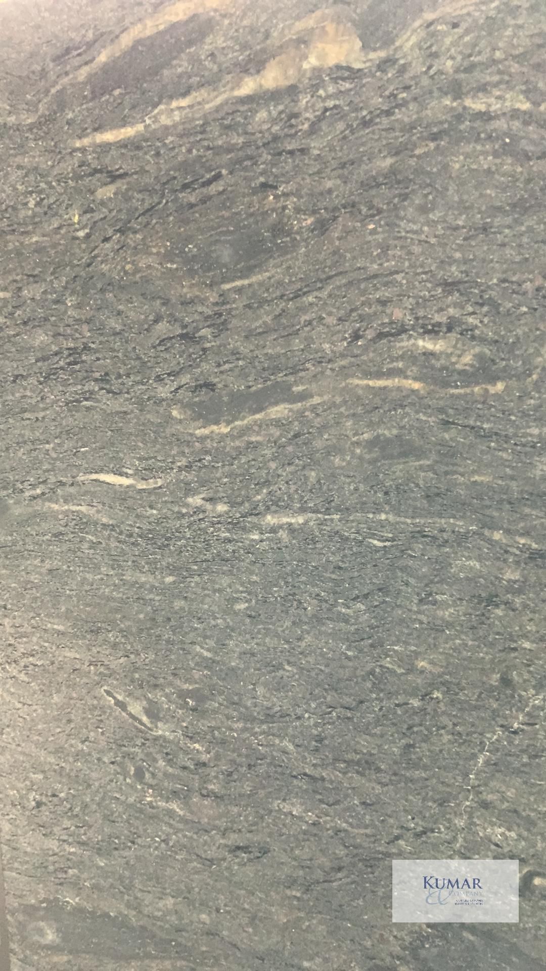 Quantity of Italian Black Granite - Cost Price in Excess of £3,000 1 x 2890mm by 1220 by 30mm with - Image 6 of 7