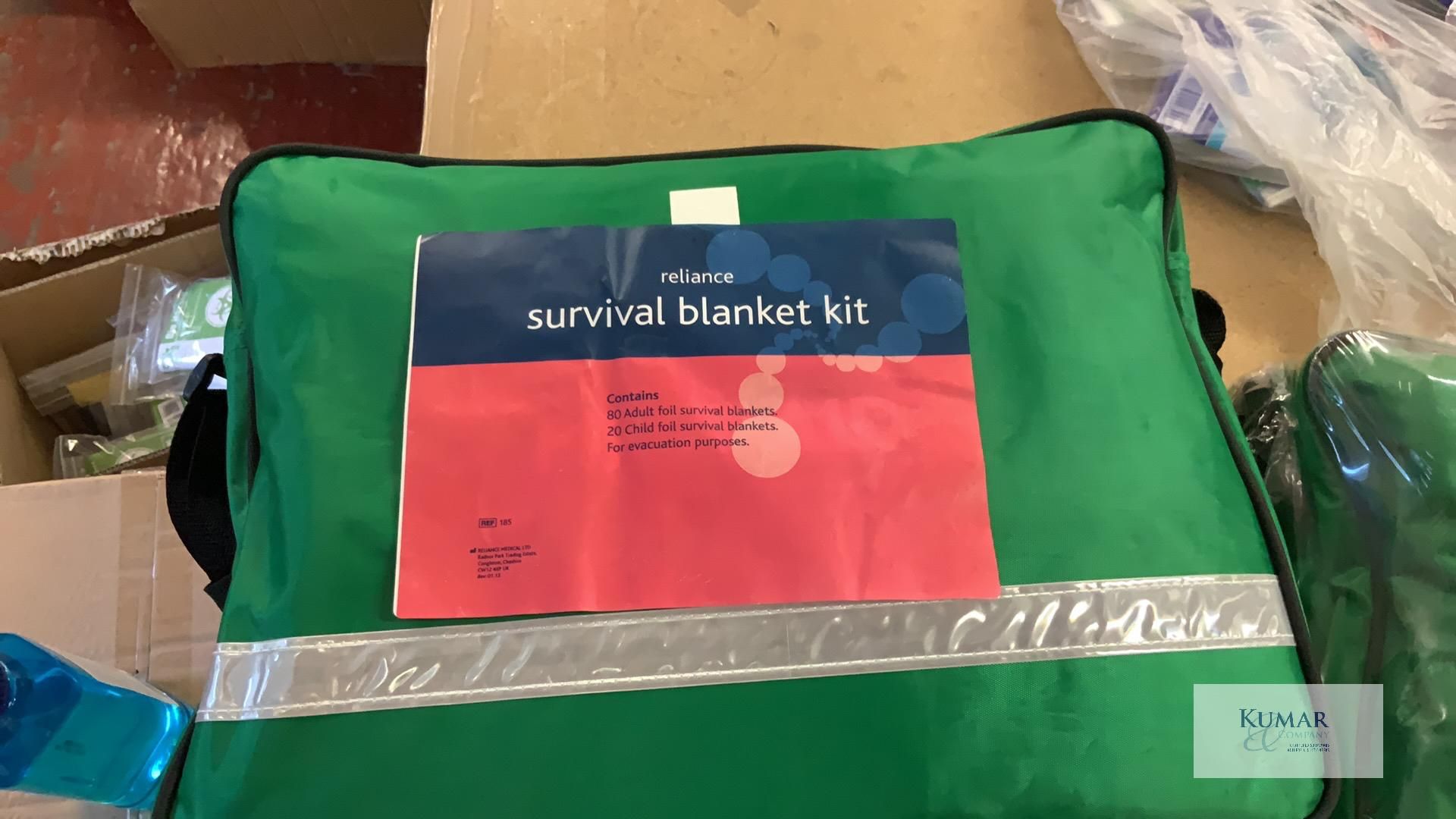 2: Reliance Survival Blanket Kits plus quantity of emergency foil blankets - Lot Location Aldridge - Image 4 of 7