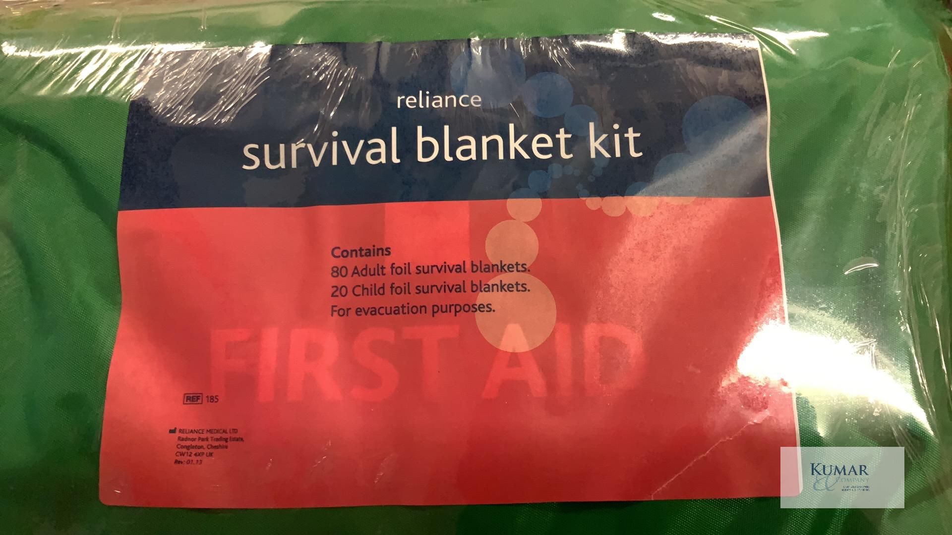 2: Reliance Survival Blanket Kits plus quantity of emergency foil blankets - Lot Location Aldridge - Image 3 of 7