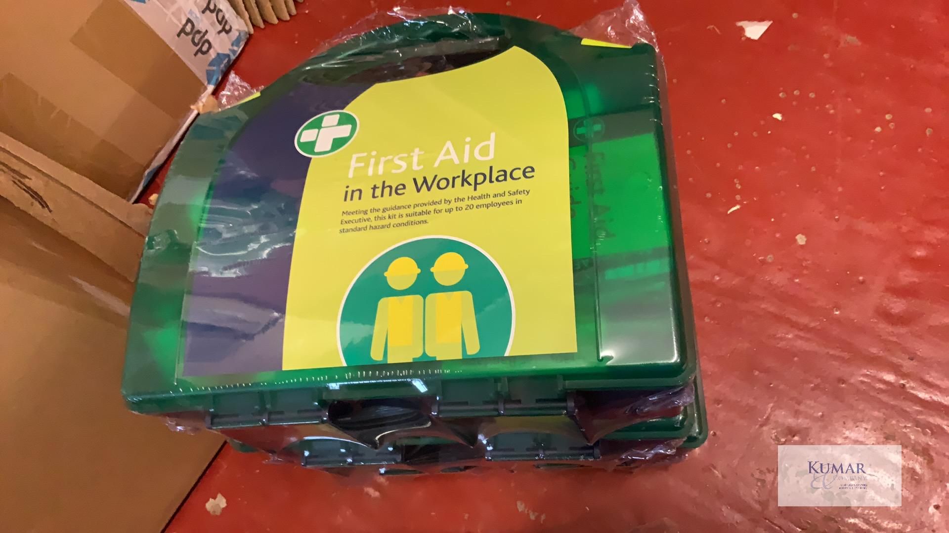 17 Various First aid Kits - Comprising; 4: First Aid Kit Boxes with Contents as New, 2: First Aid In - Image 9 of 16