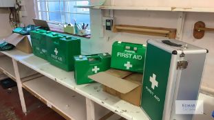 Quantity of Empty First Aid Kits Bags, Hard Shell Boxes and Flight Case Type Box - Lot Location