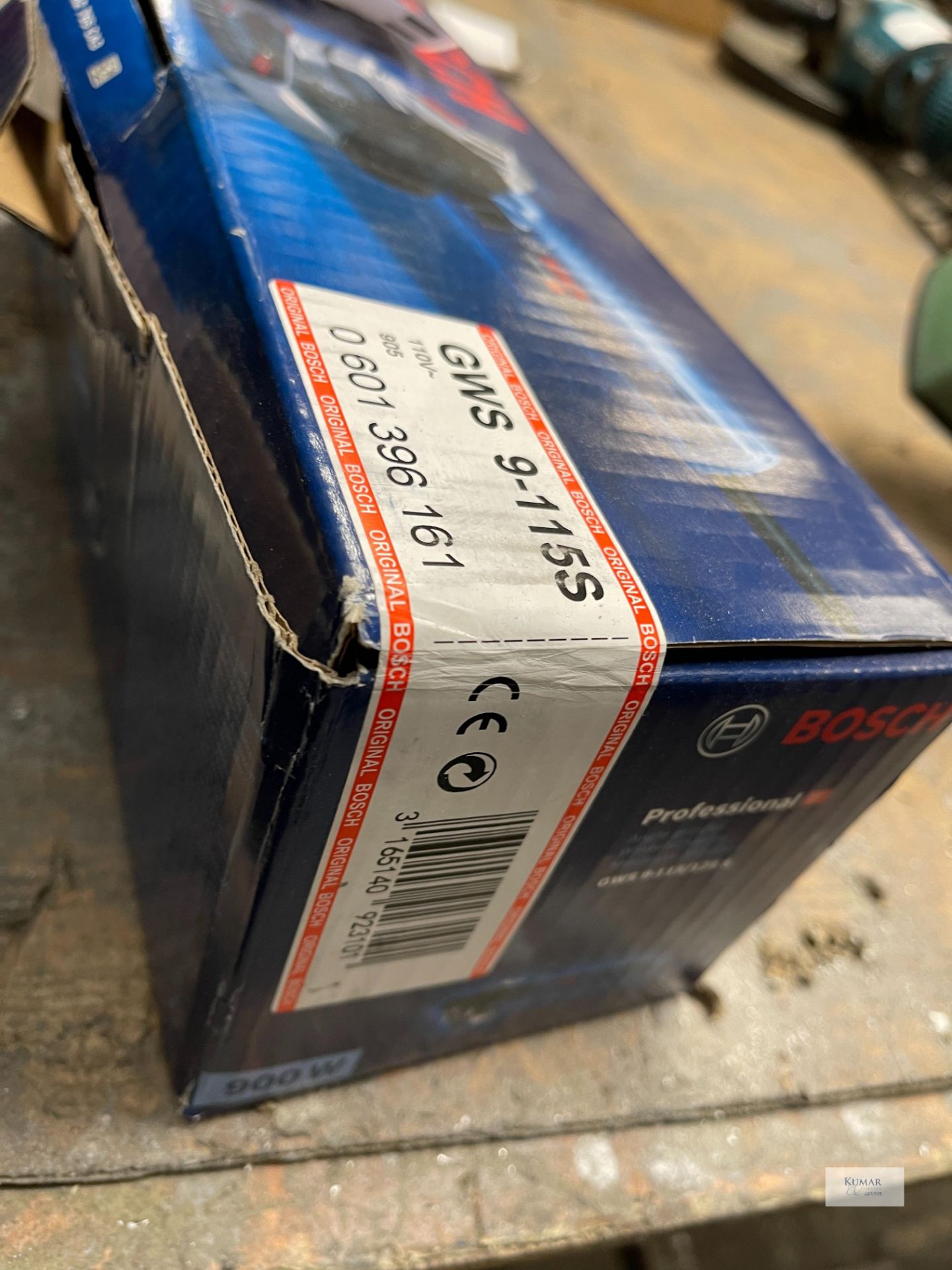 Bosch Professional GWS-115s 110v Corded Angle Grinder - As New in Box - Seal Unopened as shown - Image 5 of 5