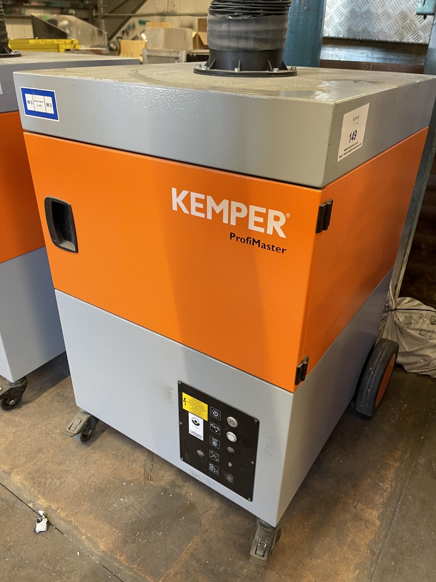 Kemper ProfiMaster Type 60650 Mobile Compact Fume Extraction Unit, Weight 95Kg, Serial No.210200849, - Image 4 of 6