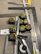 Quantity of Measuring Tapes & Measuring Tools