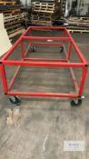 Fabricated mild Steel Sheet Trolley on Wheels Size 3m x 1.25 x .85m height