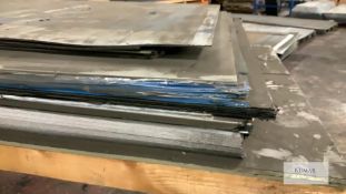 Quantity of various sheets to include Steel, & Plastic sheets As shown in Pictures