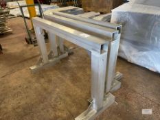 3: Galvanised Square Section Trestles